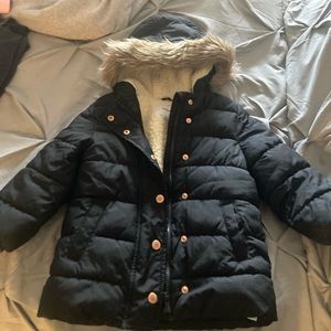 3t black old navy coat